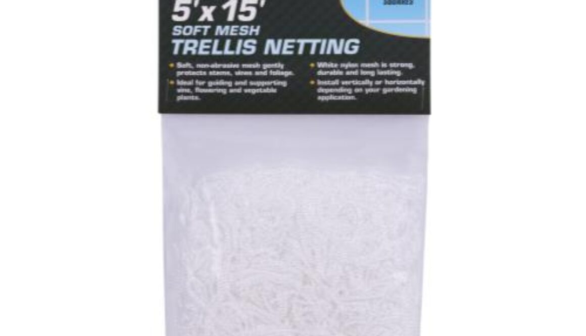Grower's Edge® Soft Mesh Trellis Netting with 6 in Squares 5'x15'